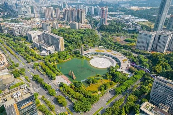 位于黄埔区的广州科学城。图源：广州黄埔发布