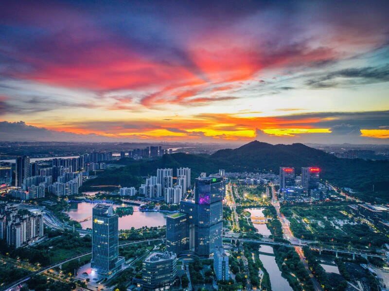 南沙城市风景图。刘伟 摄