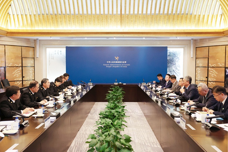 图为：海关总署副署长王令?；峒拿盘厍姓ㄎ袼舅境ふ庞来? title=